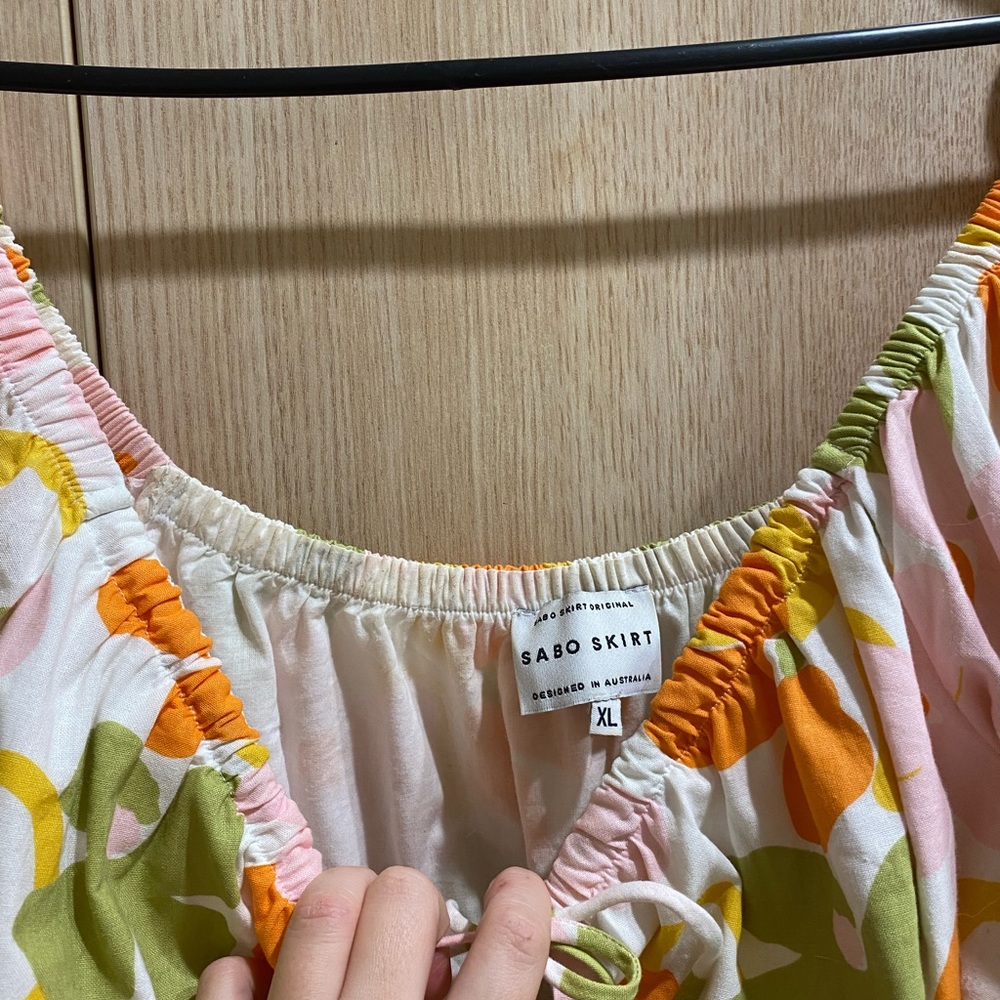 COPY - Sabo Skirt Cherise Dress - Picture 4 of 5